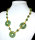 1 x tolle Halskette aus China Jade Perlen