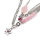 2 St&uuml;ck  elegante Rosenquarz Halsketten mit Kristallperlen