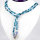 1 x trendy Halskette mit versch. Perlen - &quot;Totenkopf&quot;