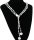 1 x moderne Zuchtperlen Halskette 48 cm