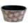 Keramik Ovalschale Black-Rose 26 cm - schwere Qualit&auml;t
