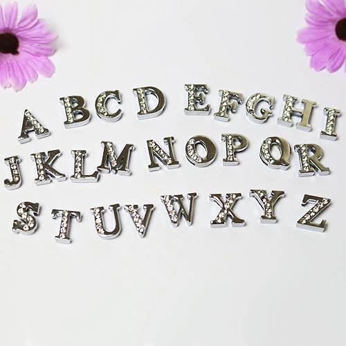 26 teiliges Buchstaben-Set Charms - Buchstaben f&uuml;r Armb&auml;nder