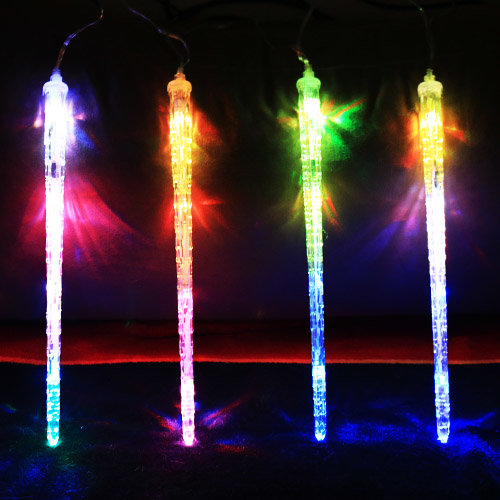 LED Magic-Eiszapfen XL 4er Set je 42 cm - Farbwechsel